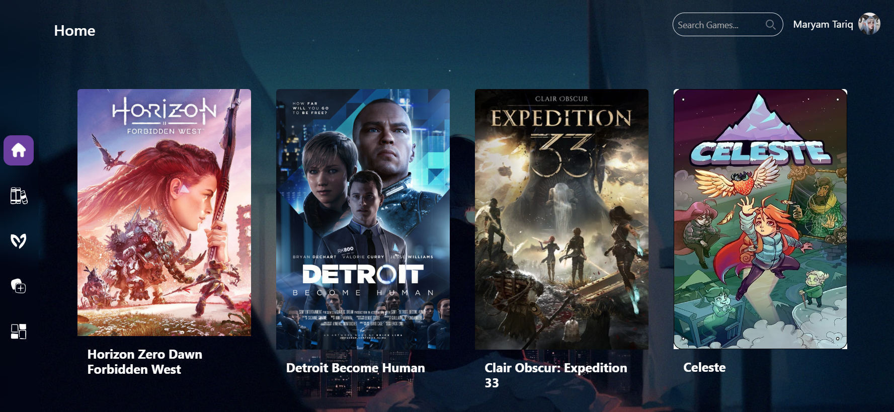 Game Library System