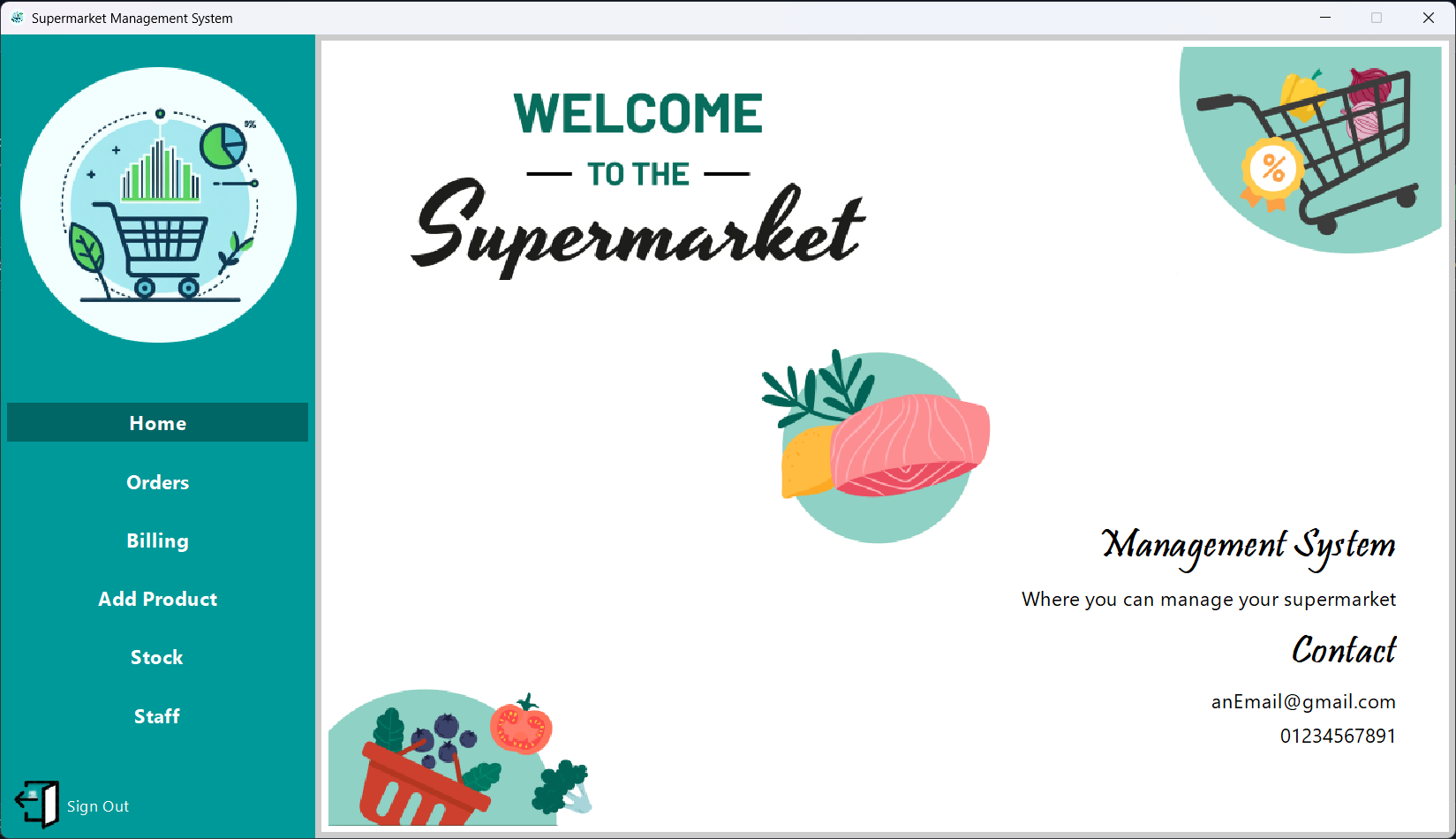 Supermarket Management System